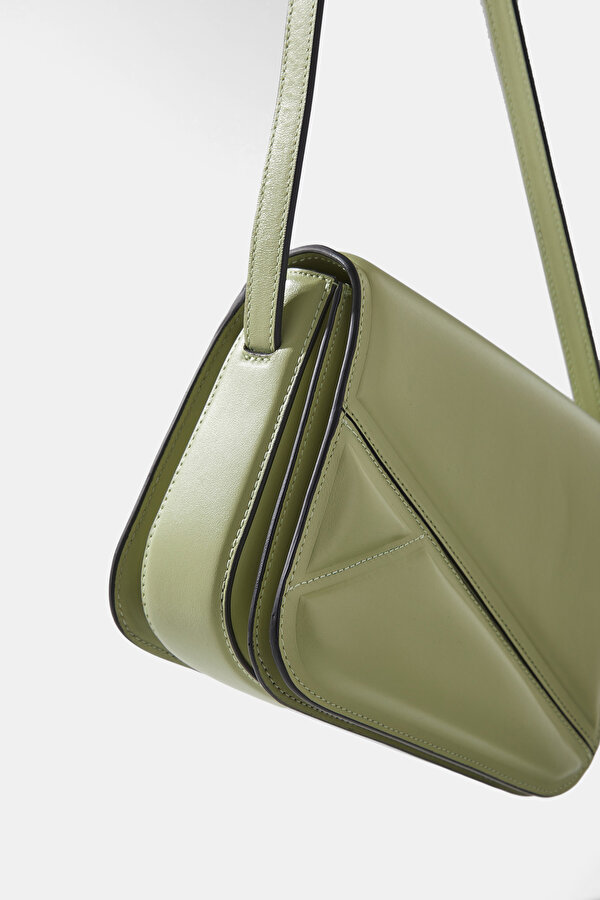 WATER GREEN LEATHER BAG 6